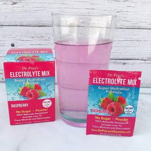 Dr. Price's Vitamins Electrolyte Mix, Raspberry Powder, 30 Packets