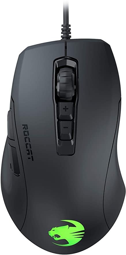 ROC-11-730 Kone Pure Ultra - Light ErgonoMic Gaming Mouse (16000 Dpi Optical Sensor RGB Lighting Ultra Light) Black
