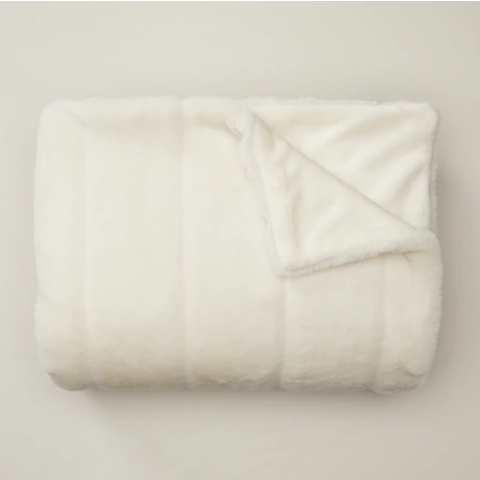$25(原价$80) 总有一个颜色你超爱indigo 超柔软人造毛毯3.2折 一整个暖住 一起喝咖灰赏雪呀