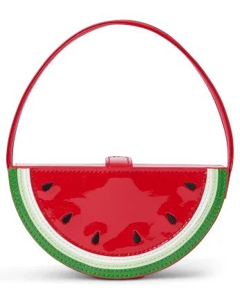 Girls Faux Patent Leather Watermelon Bag - Sweet Watermelon