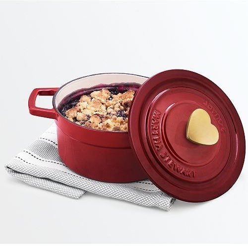 2-Qt. Enameled Cast Iron Heart Dutch Oven, Created for Macy's