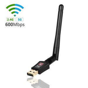 TUPELO 600Mbps 802.11ac Dual Band 2.4G/5G Wireless USB Adapter