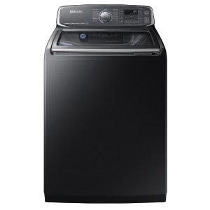 Samsung 5.2 cu. ft. Top Load Washer - Black Stainless Steel