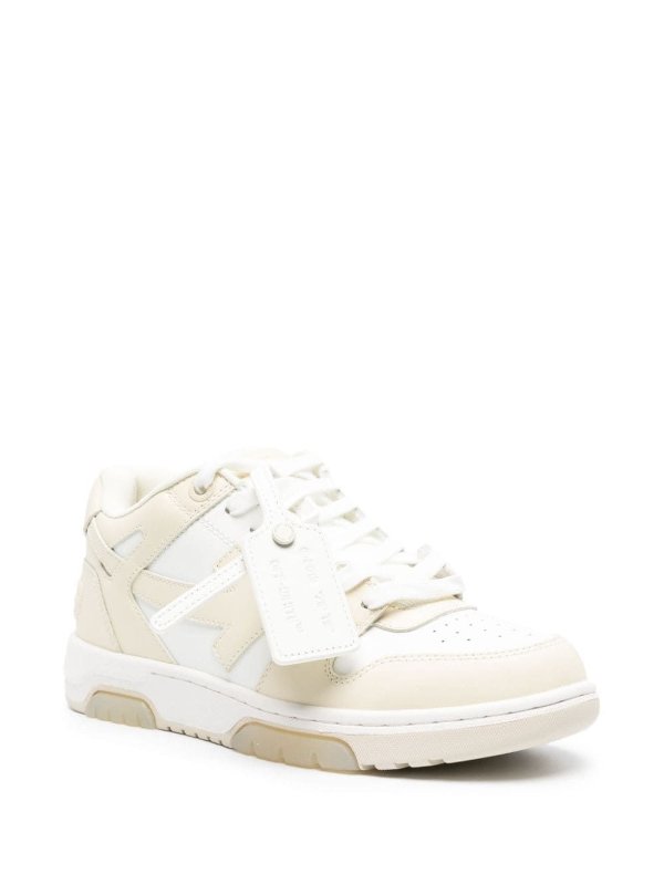 Out of office leather sneakers