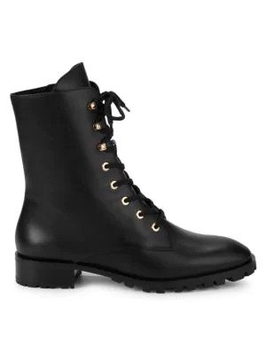 Norrie Leather Combat Boots