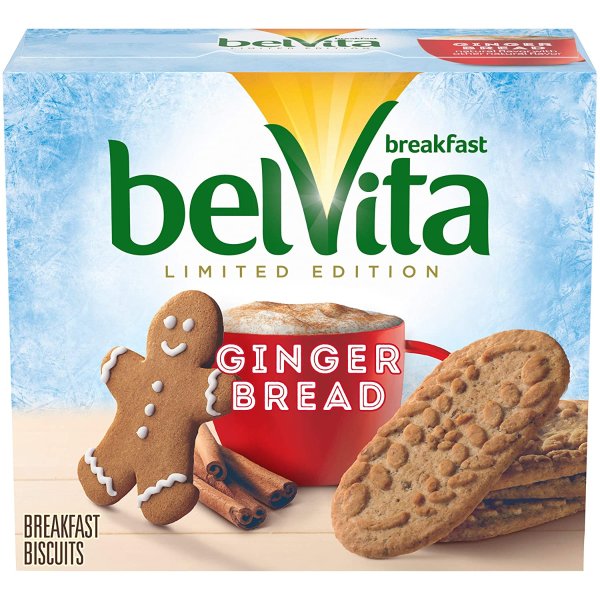 Gingerbread Breakfast Biscuits, 5 Packs (4 Biscuits Per Pack)