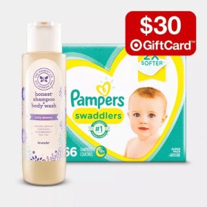 Target 多品牌婴幼儿尿布、护肤品热卖