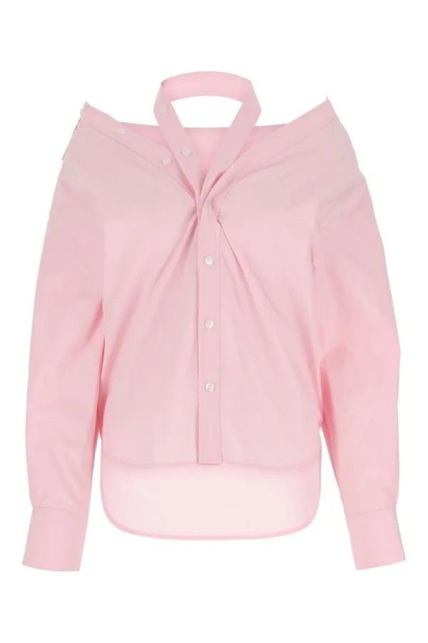Light pink poplin shirt