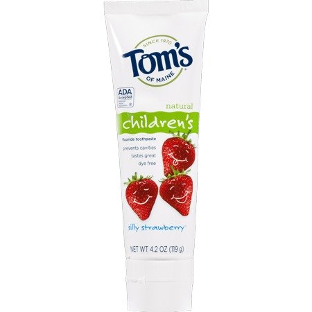 Children's Natural Fluoride Toothpaste Silly Strawberry - 4.2 oz