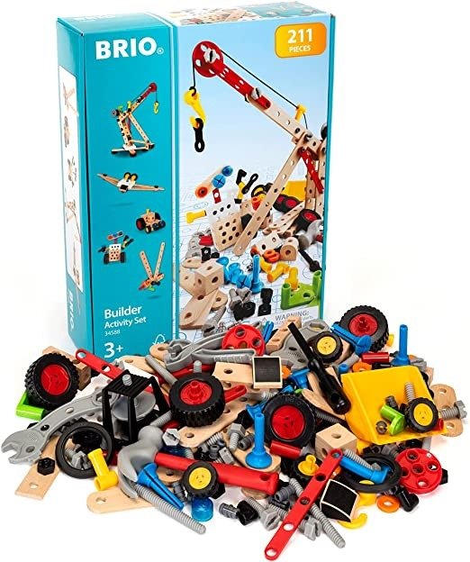 Builder 34588 拼搭玩具大套装 211块组件