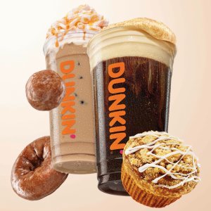 Five drinks and four dessertsDunkin Donuts Releases Autumn Pumpkin Series