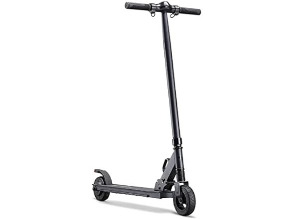 Tone 3 Mens and Womens Electric Scooter, Fits Youth/Adult Riders Ages 13+, Max Rider Weight 175lbs, Max Speed of 15MPH, Lightweight, Folding, Locking Aluminum Frame, Black
