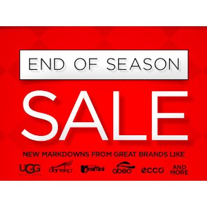 End of Season Sale @ The Walking Company