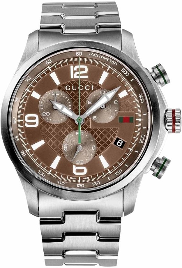 [GUCCI 古驰 ] 手表 G-Timeless G-永恒 计时表盘 不锈钢 蓝宝石玻璃 石英 Quartz 44MM 瑞士手表 手表 品牌