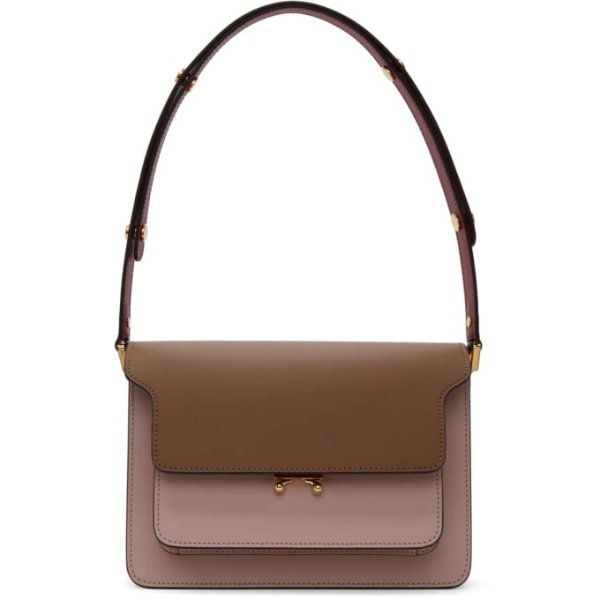 - Pink & Brown Trunk Bag