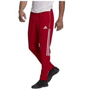 白菜价：adidas Tiro 21男士运动裤 红色款 XS码