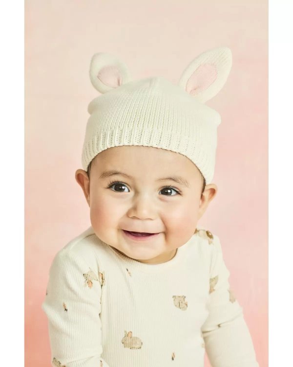 Baby Crochet Easter Bunny Cap
