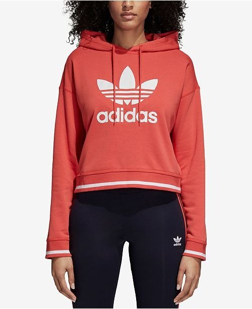 Active Icons Cropped Hoodie