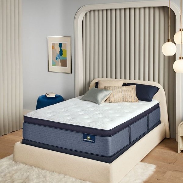 Perfect Sleeper Renewed Night 16" Medium Firm Pillow Top Mattress- Queen