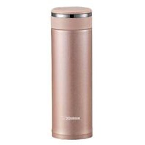 shi SM-JTE46PX Stainless Steel Travel Mug with Tea Leaf Filter, 16-Ounce/0.46-Liter, Pink Champagne