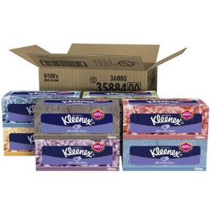 3x 8-Pack of 120-Count Kleenex Ultra Soft 3-Ply Facial Tissues