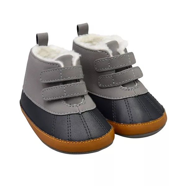 Baby Boy Carter's Duck Bootie Crib Shoes