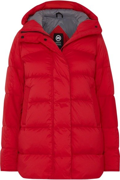 Alliston hooded quilted shell down jacket