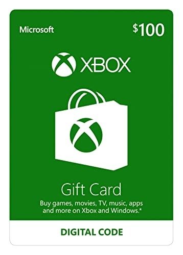 $100 Xbox 数字礼卡