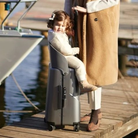 8折 回国路上，妈妈不累了Miamily 20寸载娃登机箱 行李、宝宝一起上飞机
