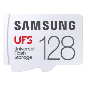史低价：SAMSUNG UFS 128GB 500MB/s 存储卡