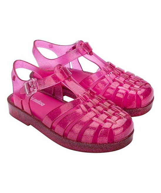 Pink Glitter Mini Possession Finaldeano Closed-Toe Sandal - Girls