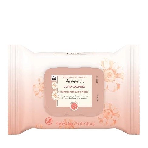 Ultra-Calming Cleansing Makeup Removing Wipes - 25ct