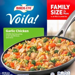 Coming Soon: Birds Eye Voila! Family Size Frozen Garlic Chicken - 42oz