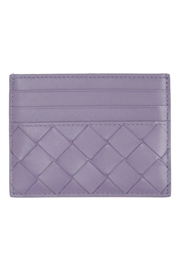 Purple Intrecciato 卡包