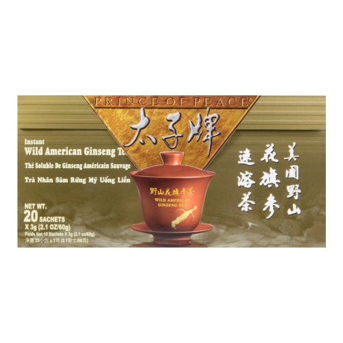PRINCE OF PEACE Instant Wild American Ginseng Tea 60g*20bags