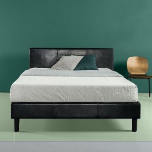 Zinus Jade Faux Leather Upholstered Platform Bed