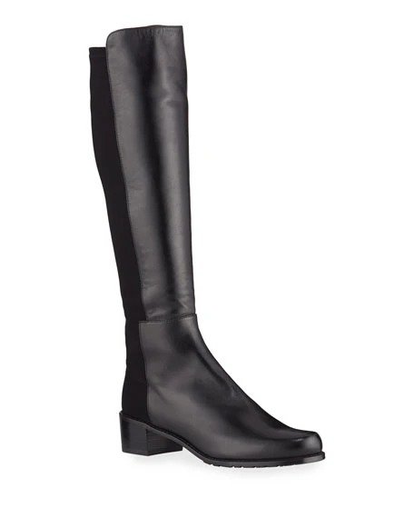 Halfback Leather Knee Boots