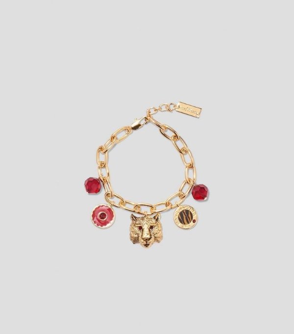 The Year Of The Tiger Medallion Charm Bracelet