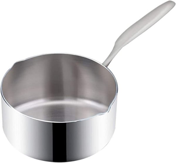 Classic Stainless Steel Sauce Pan/2 Quart, Silver, mini pot, milk pot