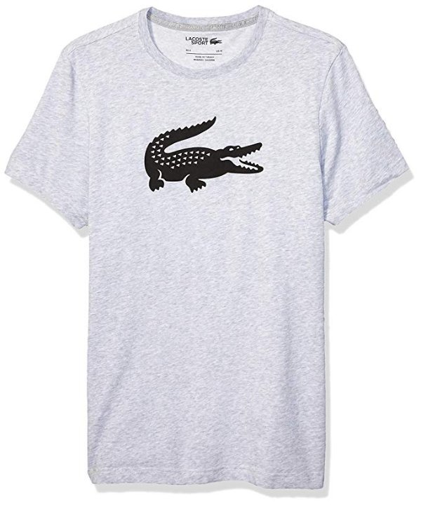 Mens Sport Technical Jersey Tennis T-Shirt With Croc Graphic