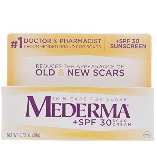 Scar Cream Plus SPF 30 - Reduces the Appearance of Old & New Scars While Helping Prevent Sunburn - # 1 Doctor & Pharmacist Recommended Brand for Scars - 20 Grams