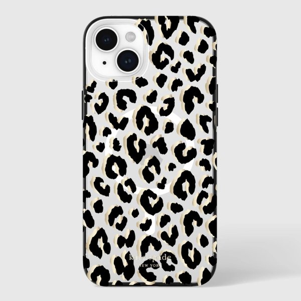 kate spade City Leopard MagSafe iPhone 15 Plus
