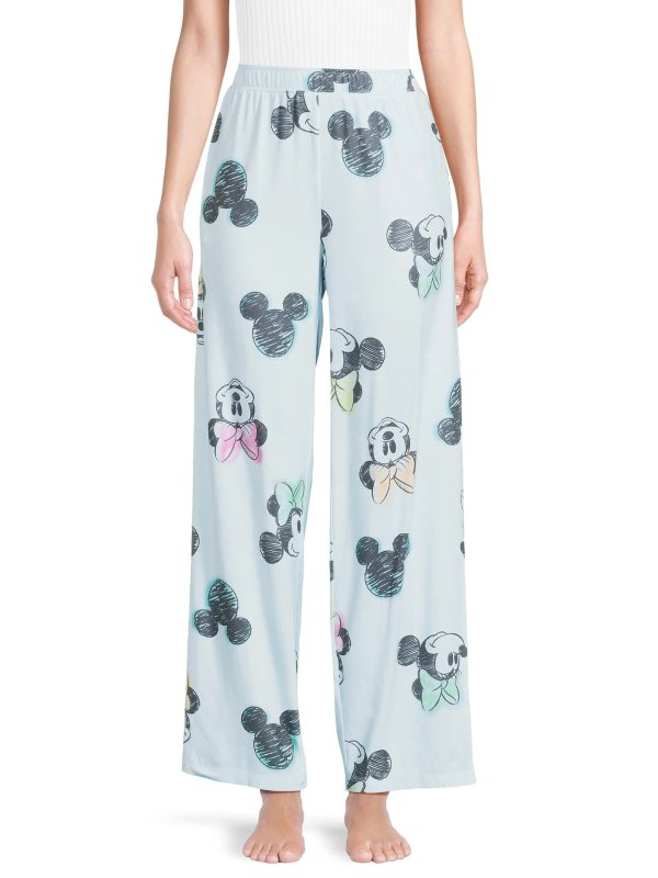 Mickey Mouse Women’s Print Sleep Pants, Sizes XS-3X