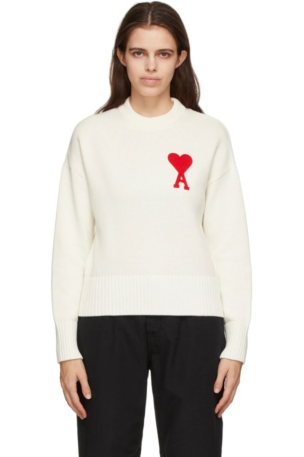 Off-White Oversize Ami de Coeur Sweater