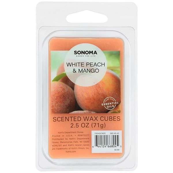 ® White Peach & Mango Wax Melt 6-piece Set