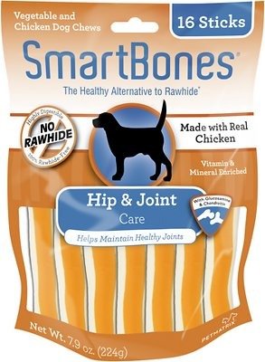SMARTBONES Hip & Joint Care Chicken Chews Dog Treats, 16 pack - Chewy.com