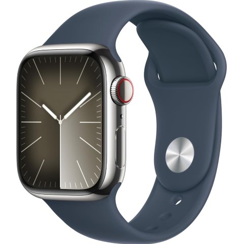 不锈钢蜂窝$444.3闪购：Apple Watch 9 血氧 蜂窝版 41mm