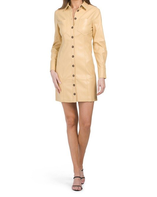 Long Sleeve Button Front Dress | Casual Dresses | Marshalls