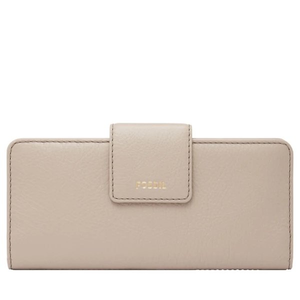 Women's Madison Leather Tab Clutch