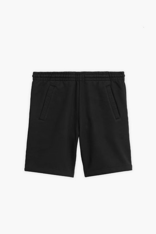French cotton-blend terry shorts